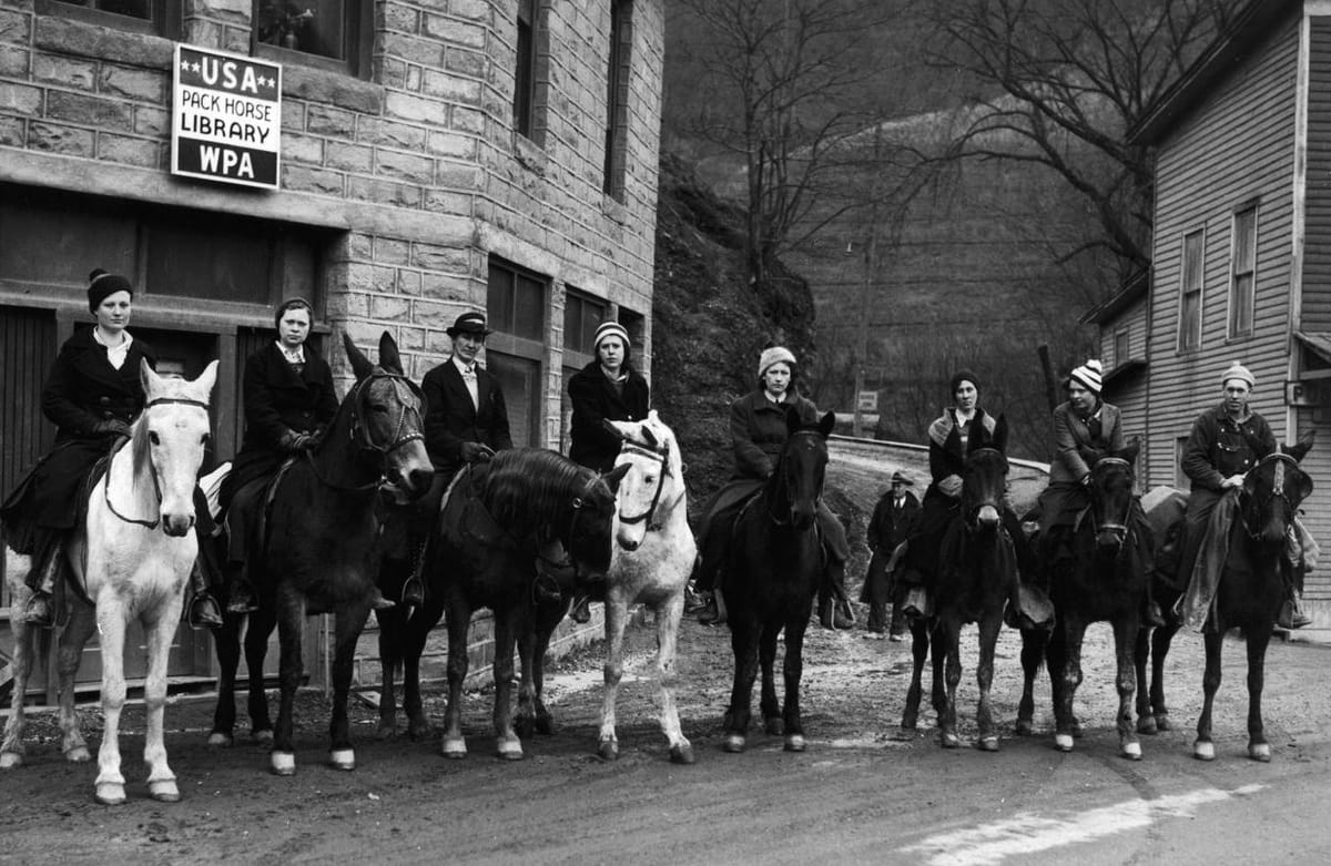 The women who delivered library books on horseback