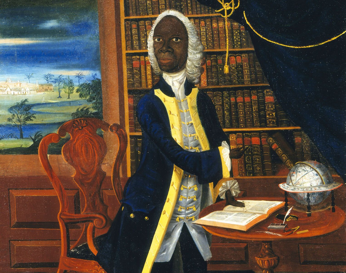 This 1700s painting of a Black scholar has a secret