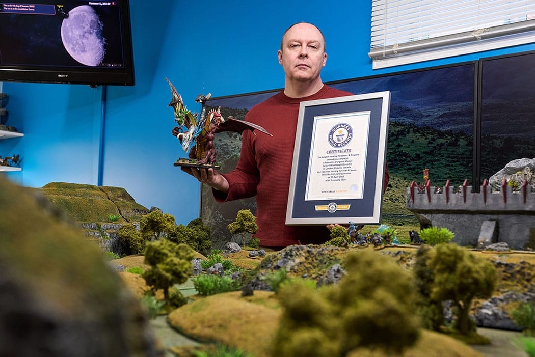 He's been running a DnD campaign for over 40 years