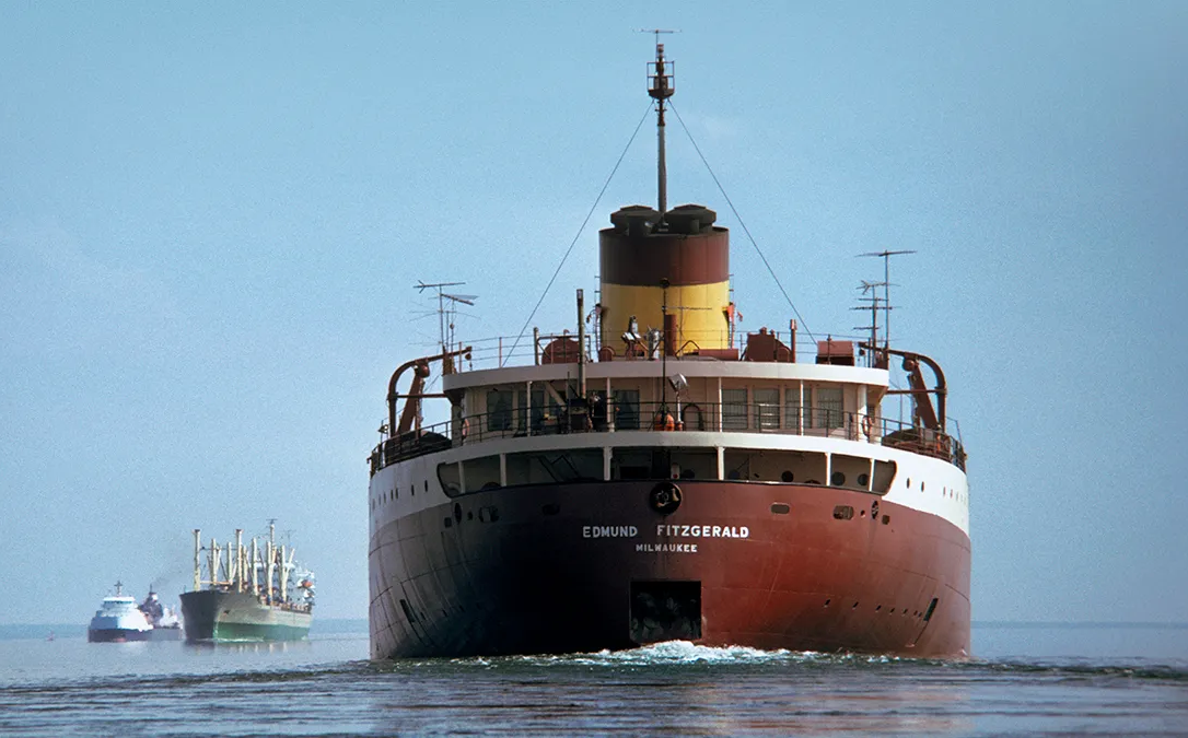Two ships were named after Ed Fitzgerald and they both sank