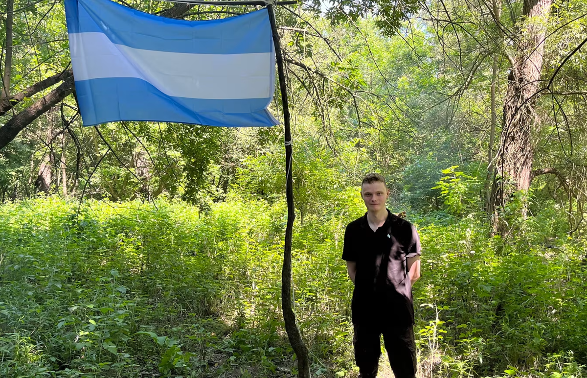 He says he is the ruler of a new country on the Danube river