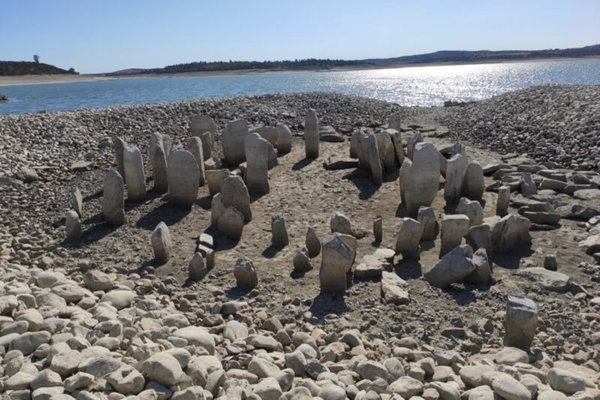 The “Spanish Stonehenge” emerges from its watery grave