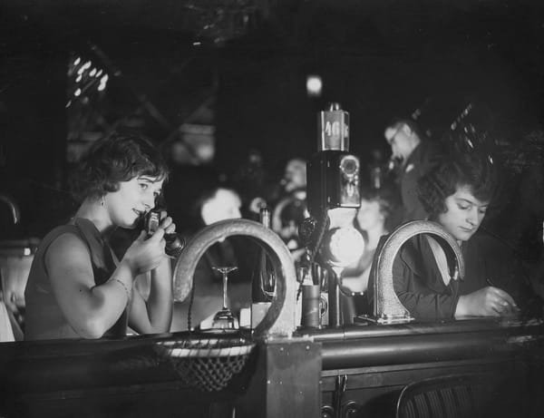 People in 1920s Berlin nightclubs flirted using pneumatic tubes