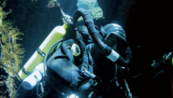 In a cave 800 feet down, divers found a human body