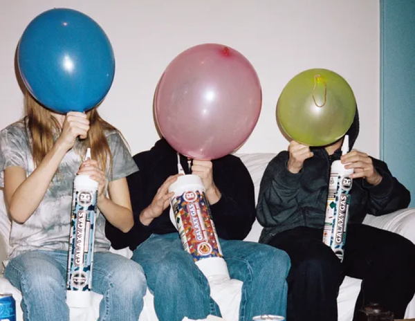 The hot new party drug is blueberry-flavored nitrous oxide