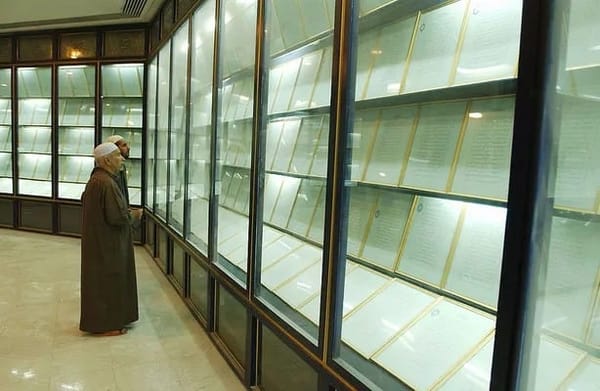 Saddam Hussein had a Koran made using 27 liters of his own blood