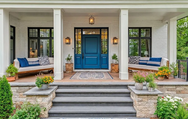 Why did bags of french fries start appearing on her porch?
