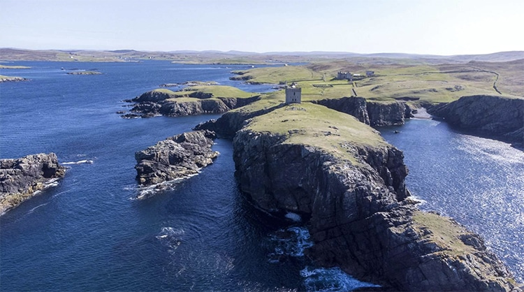 Own a Scottish island with its own castle for $2 million