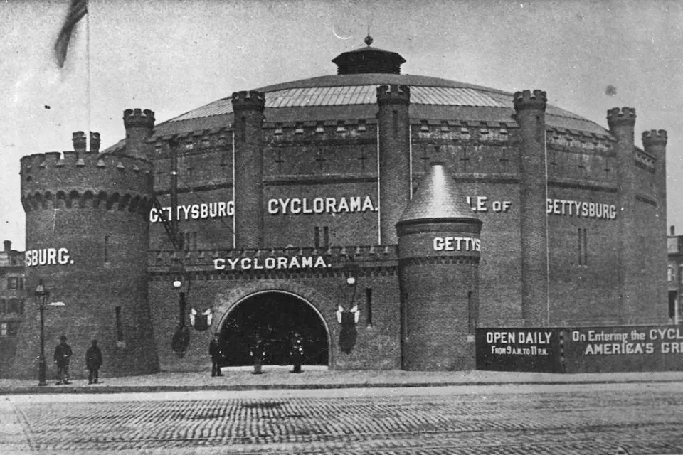 Cycloramas were the virtual reality of the 19th century